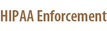 HIPAA Enforcement