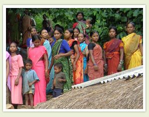 Indian Women Gathered Together
